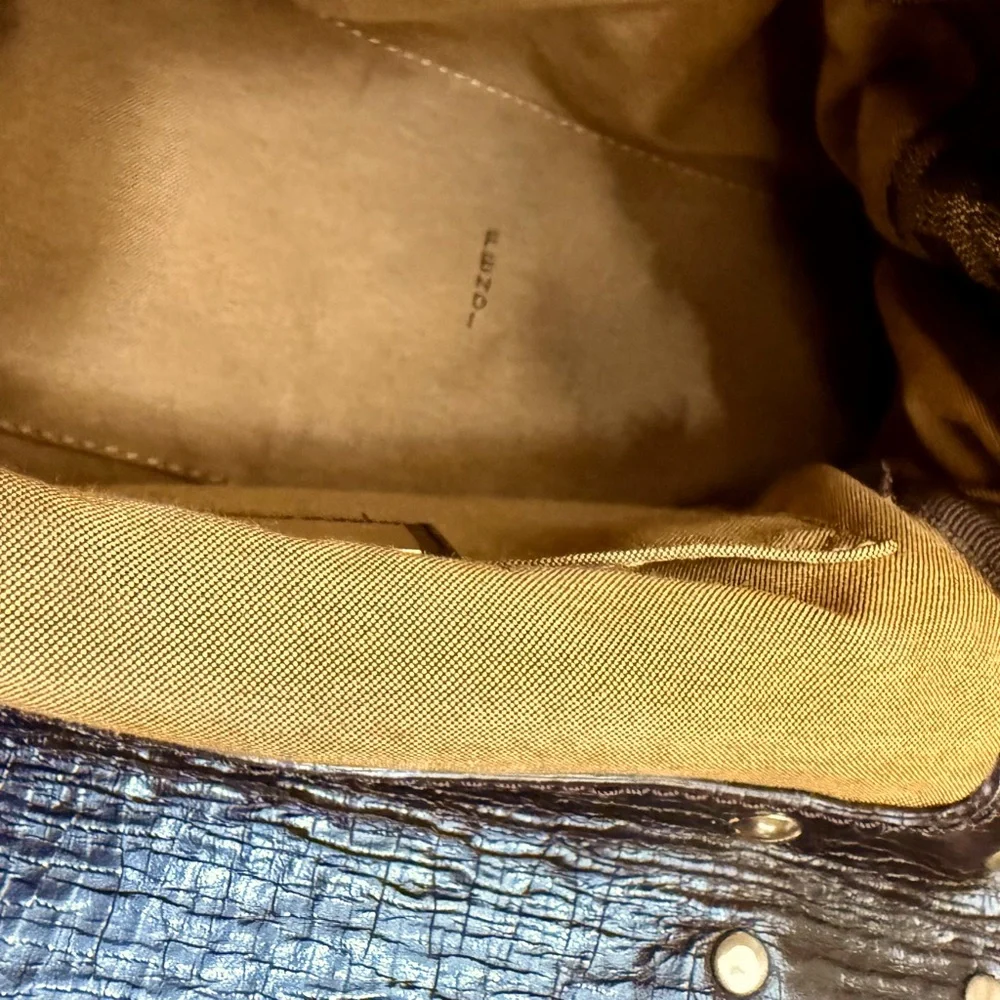 Authentic Vintage Fendi Magic Bag Canvas Dark Brown Leather Trim Y2K 2000s Clean - Picture 10 of 10